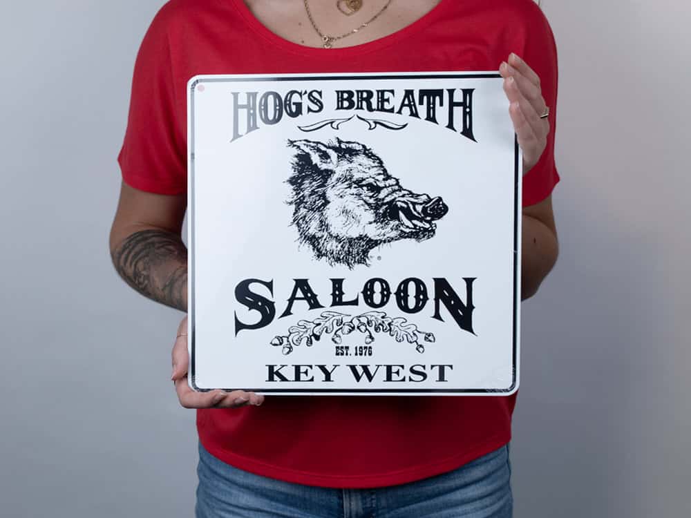 5044618001 HogCrossingTinSign Front CompA