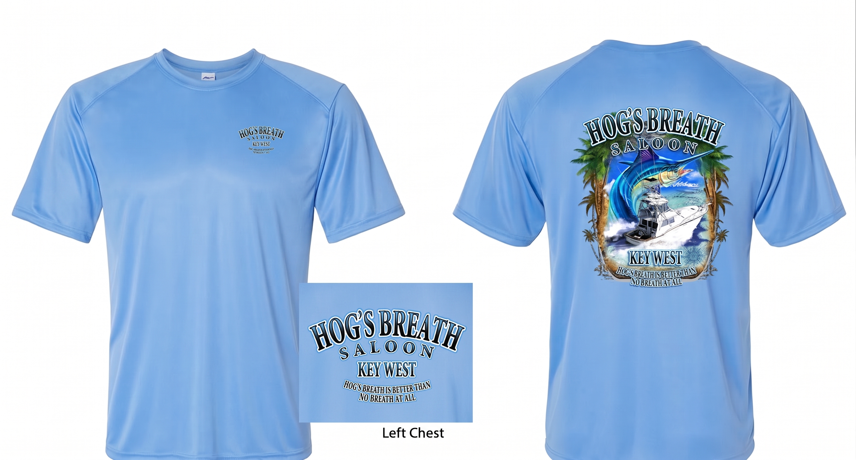 TropicalFishingBoatBiminiBlue
