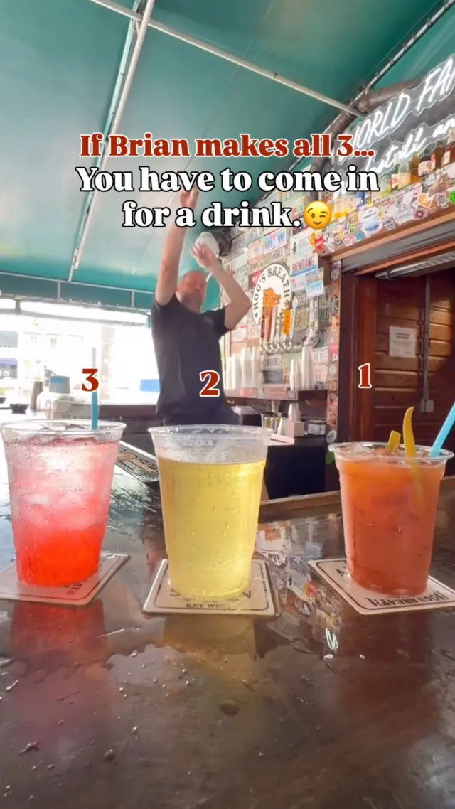 Don't look at all that water; this was a one-take wonder. 😎 🍋‍🟩 

No, but seriously, you now HAVE to come by the saloon for a drink. Happy humpday; we saved you a barstool.